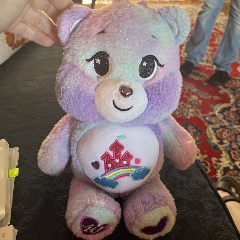 Care Bears Plush Care A Lot Special Collector Stuffed Animal 40 Anniversary 16"